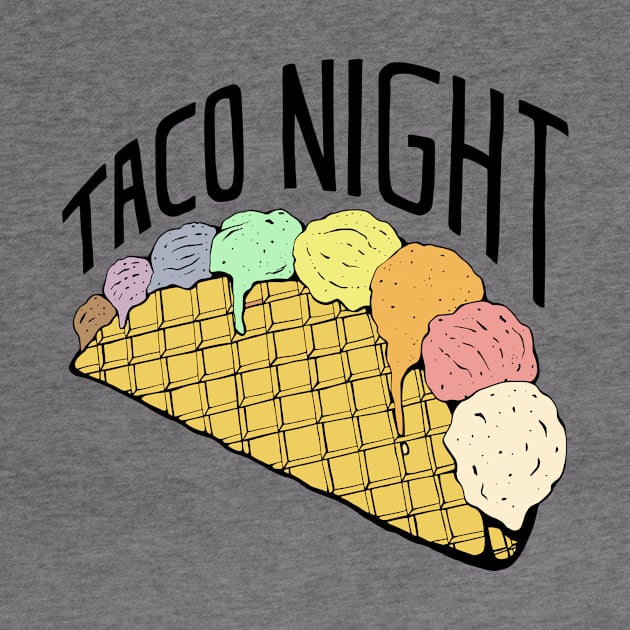 Rainbow Ice Cream Taco Night by studiogooz